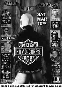 dean johnson's homocorps at cbgb's